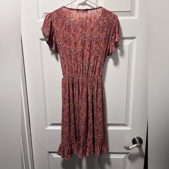 Mango Dress Size 4 Dark Dusty Rose - Picture 4 of 4